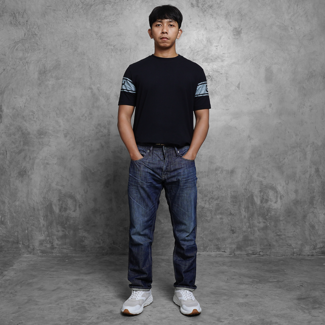 Oxygen Denim Capsule Static Black Relax T-shirt (101-2112)