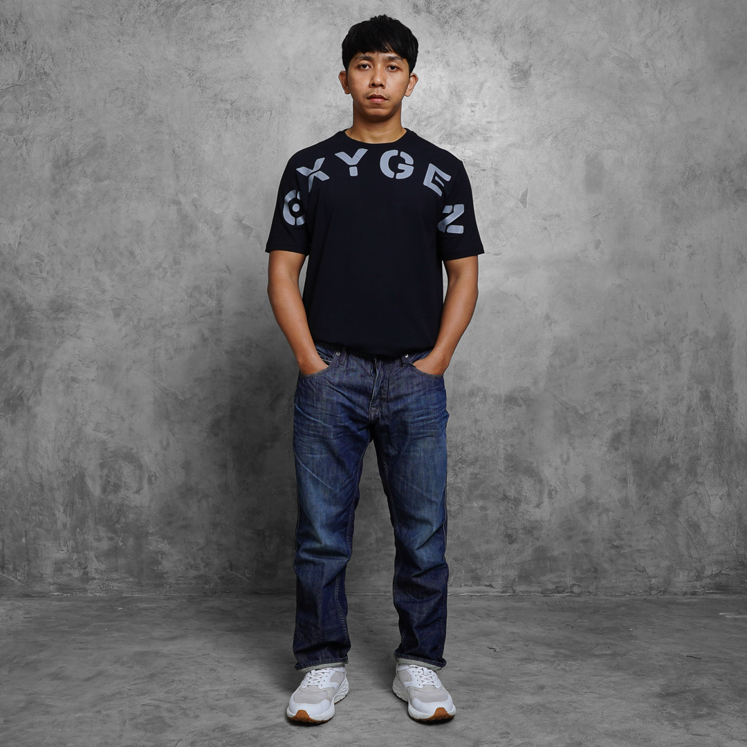 Oxygen Denim Capsule Static Black Relax T-shirt (101-2312)