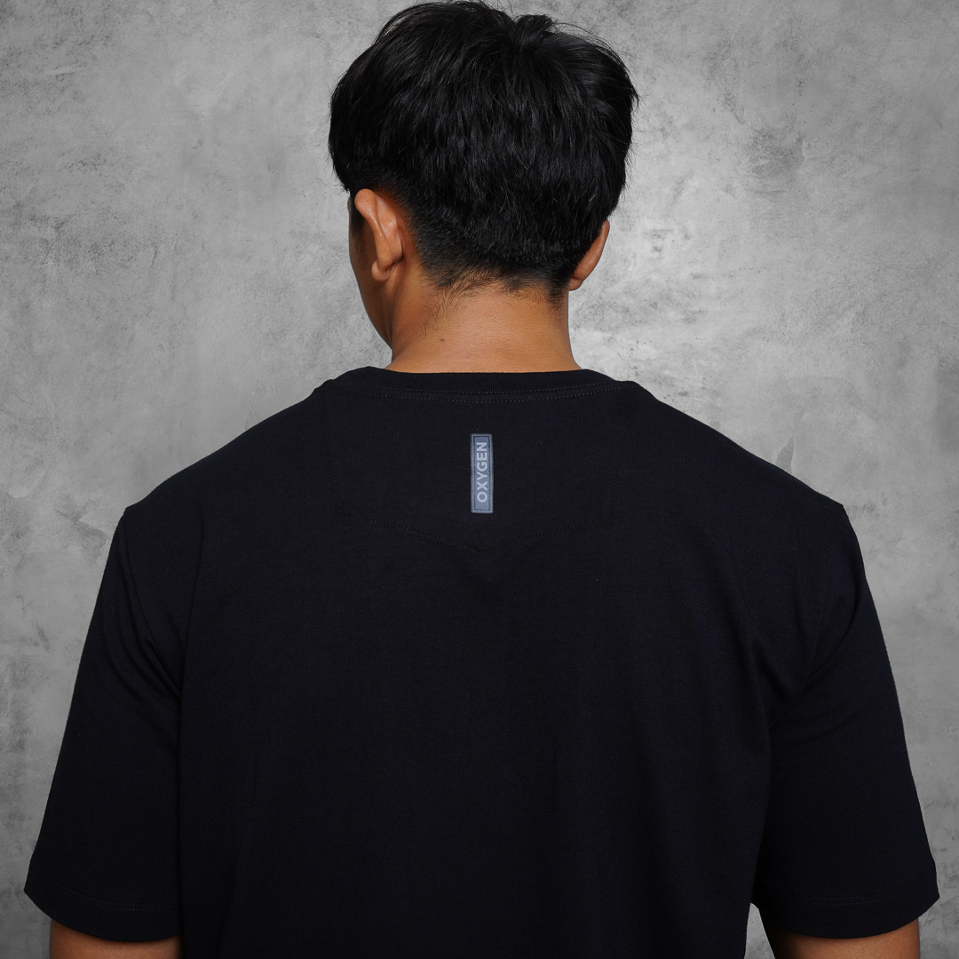 Oxygen Denim Capsule Static Black Relax T-shirt (101-2312)