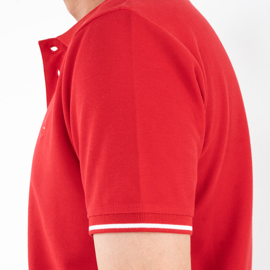 Oxygen Denim Core Polo Shirt Tipping 1 - Red
