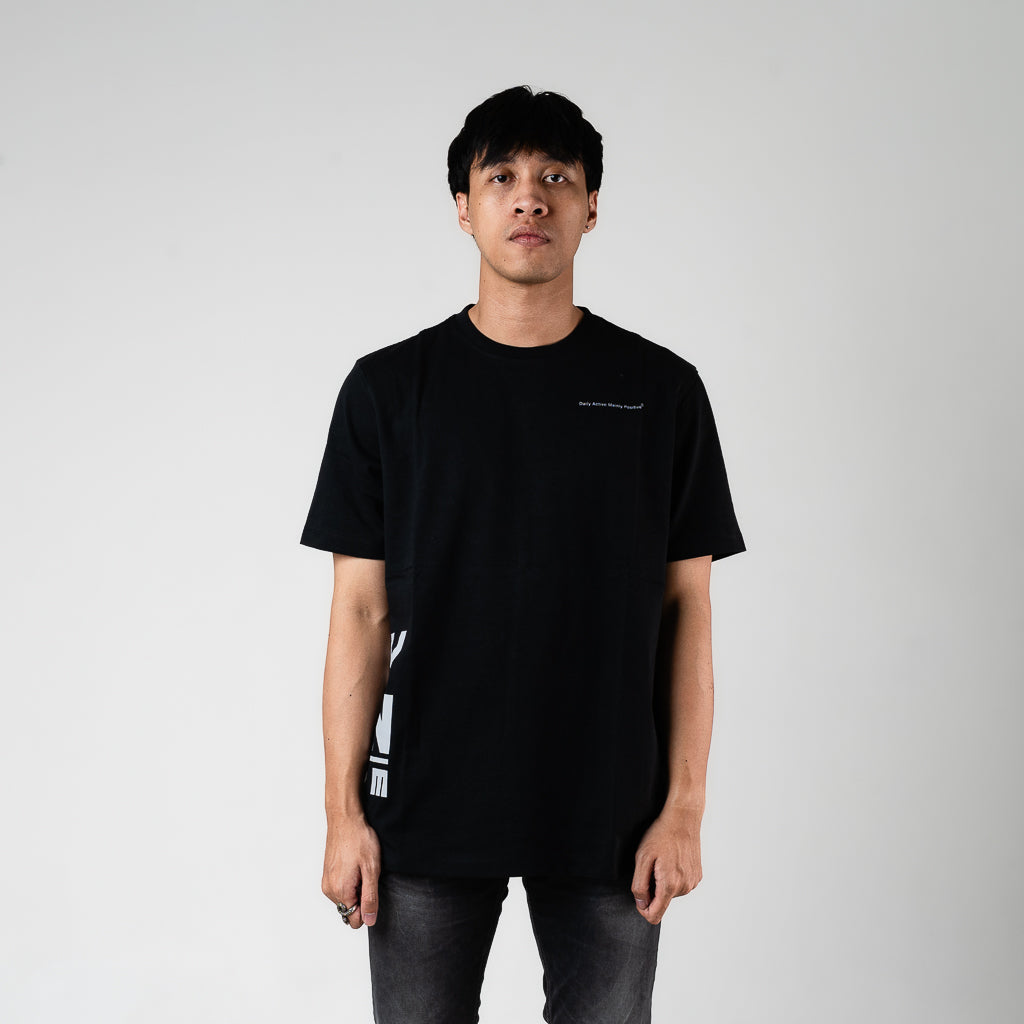 Oxygen Denim T-shirt Invade Cuts - Black