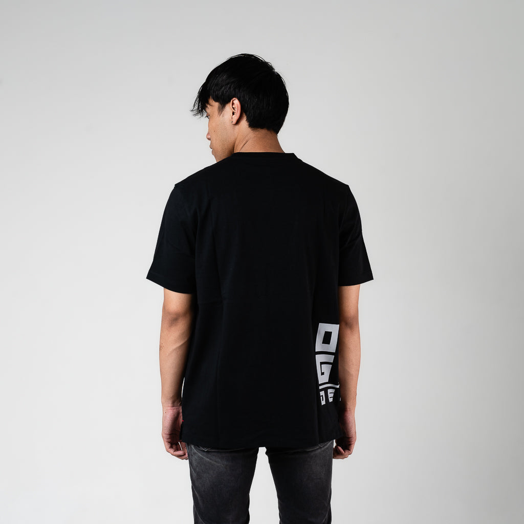 Oxygen Denim T-shirt Invade Cuts - Black