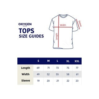 Oxygen Denim Threeways Culture Polo Shirt - Hitam Mustard White