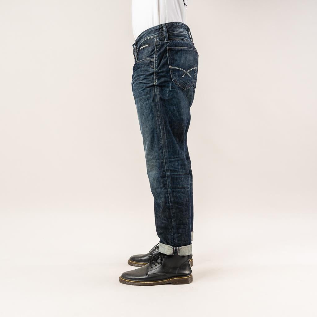 Oxygen Denim 705 Evolve New Legacy Straight Fit Jeans Non Strecth - Dark Blue (2701)