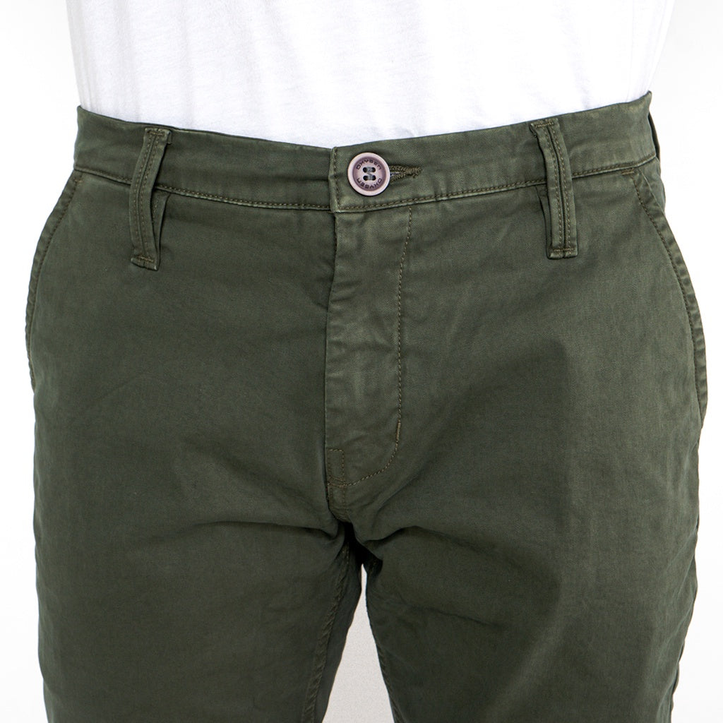 Oxygen Denim Relax Chino Pants - Army