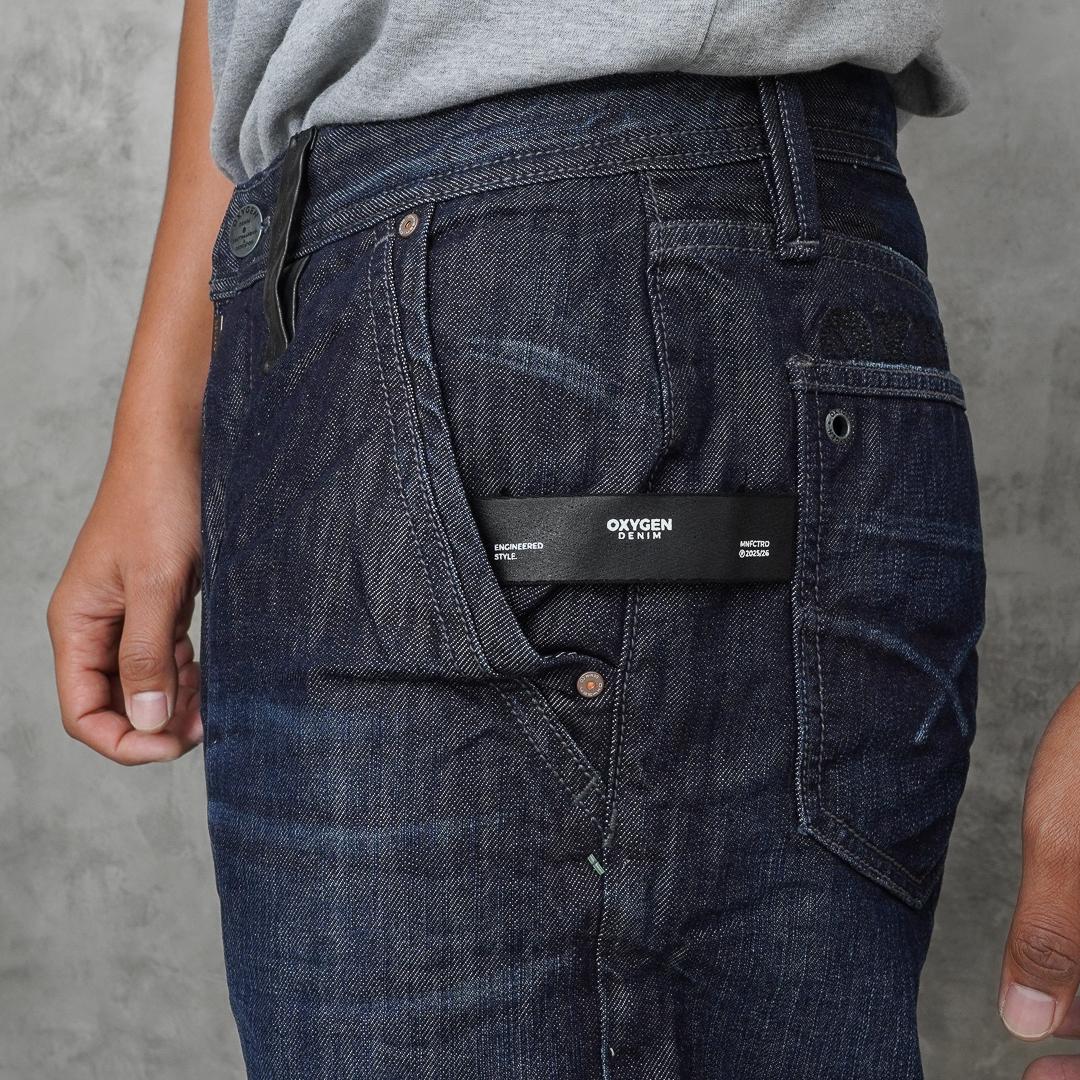 Oxygen Denim Evolve Engineered Baggy Jeans (709-1801)