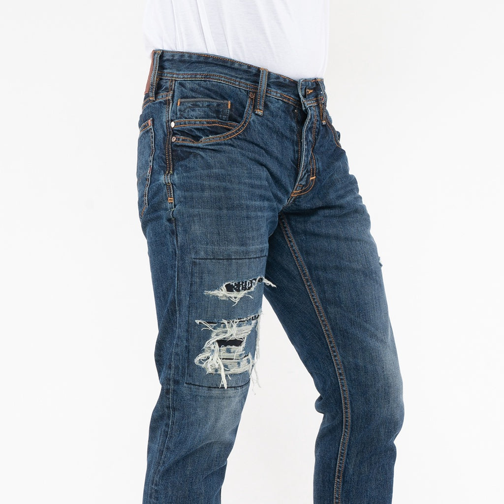 Oxygen Denim 706NS Slim Fit - Ripped Jeans (7402)