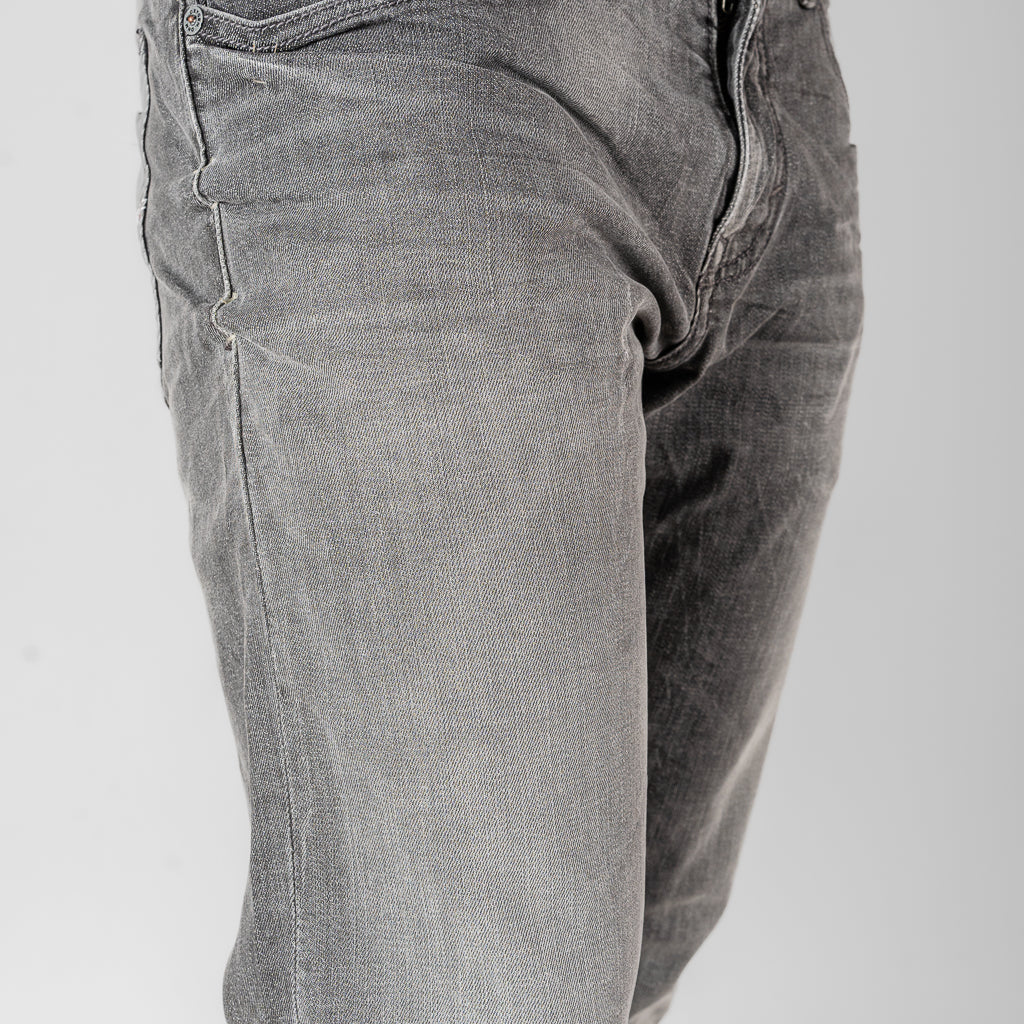 Oxygen Denim 706S Prime CS Slim Fit Stretch Jeans - Light Grey (0747)