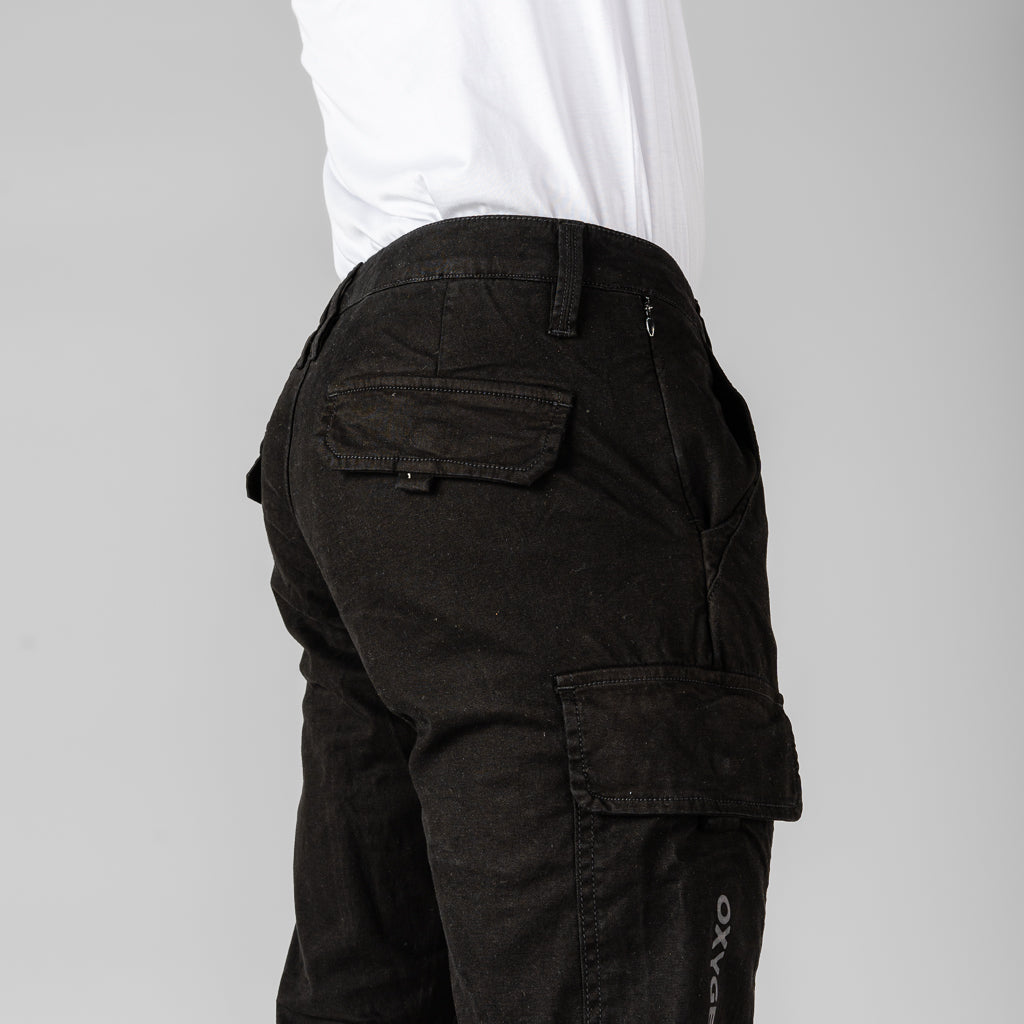 Oxygen Denim 706S Prime CS Distric Cargo Pants Black - (7812)