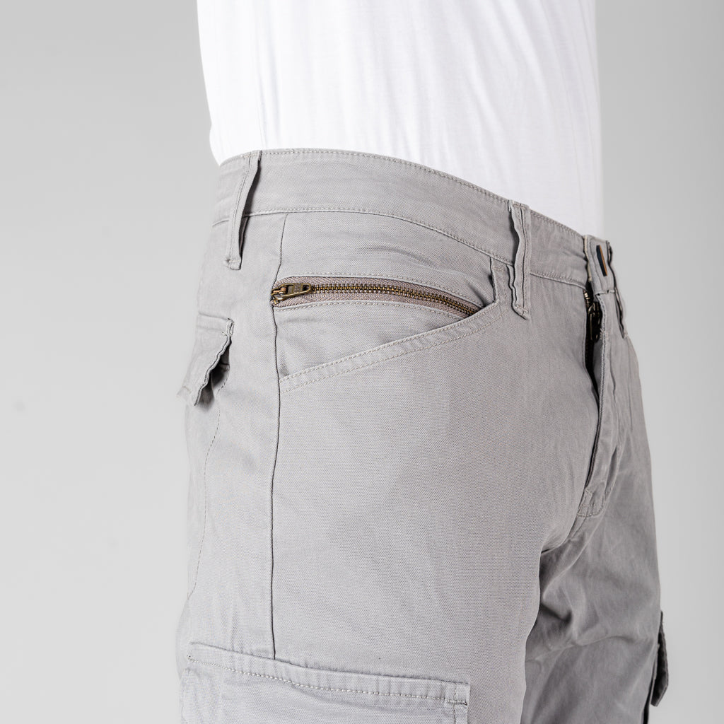 Oxygen Denim 706S Prime CS Astro Cargo Pants Light Grey - (7913)