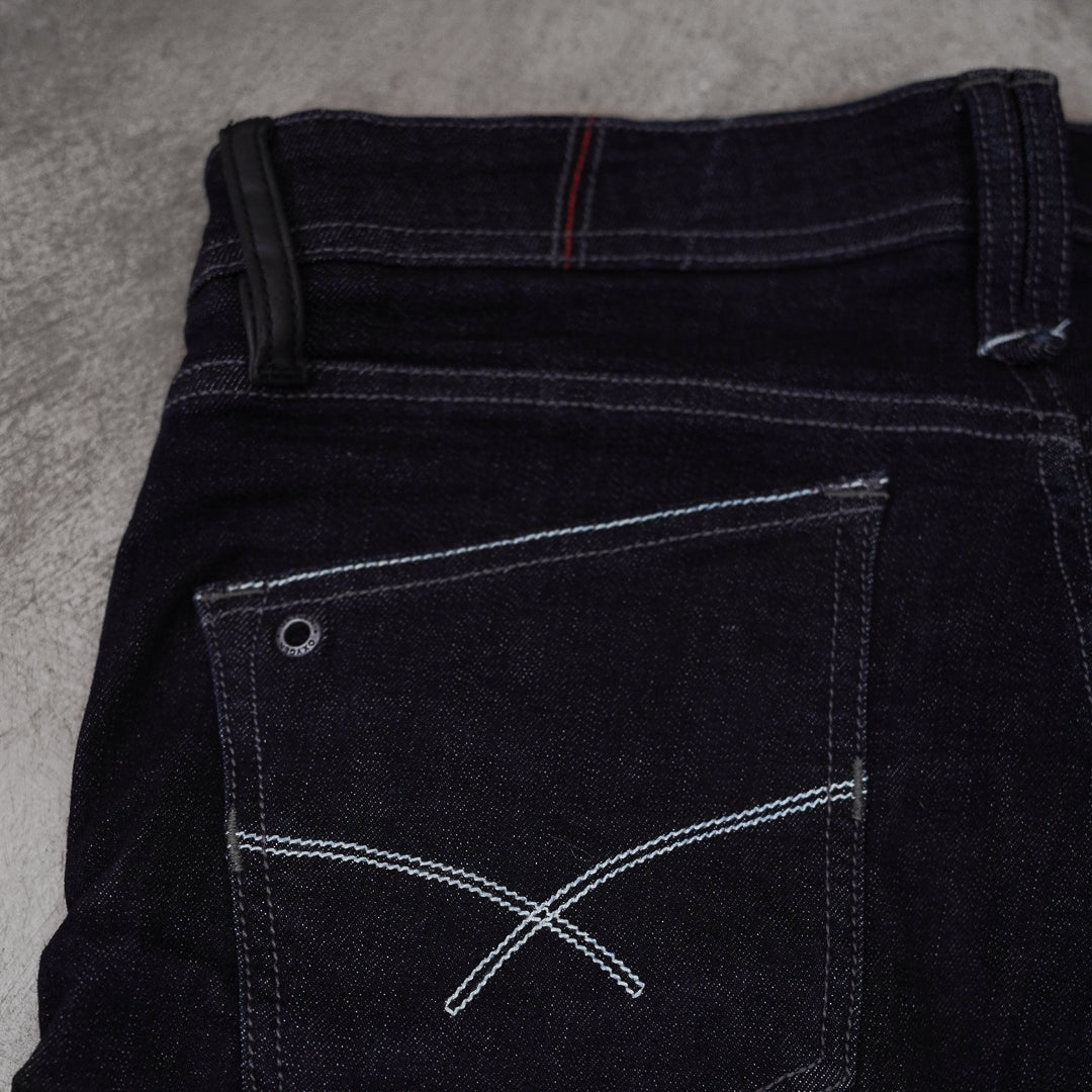 Oxygen Denim 706 Original Series Slim Stretch Jeans - Garment Crinkle