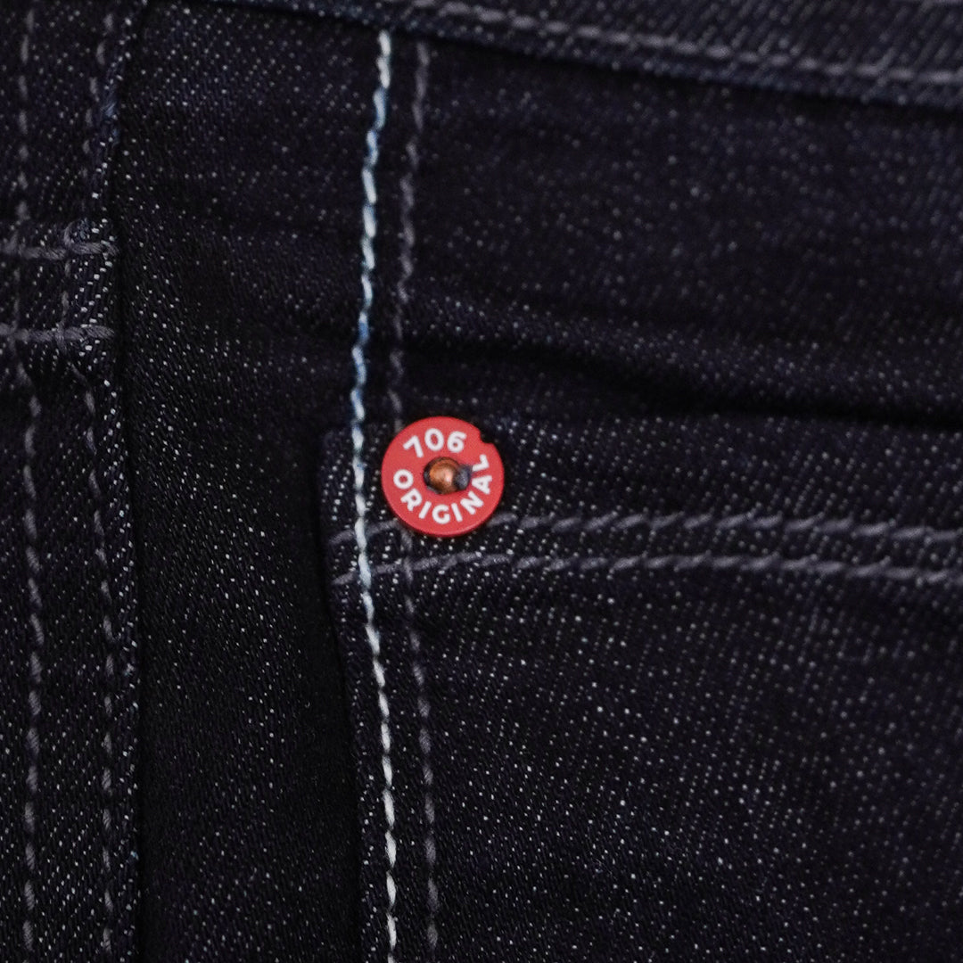Oxygen Denim 706 Original Series Slim Stretch Jeans - Garment Crinkle
