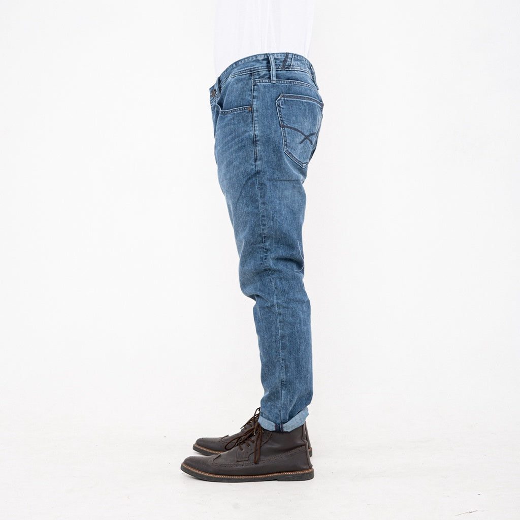 Oxygen Denim Basic 706NS Slim Fit Jeans - Medium Blue