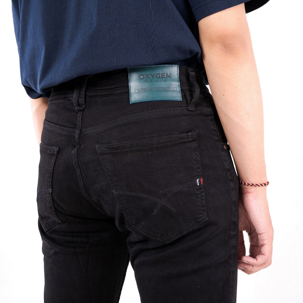 Oxygen Denim 706S Core Seasonal Jeans Slim Fit - Black (2412)