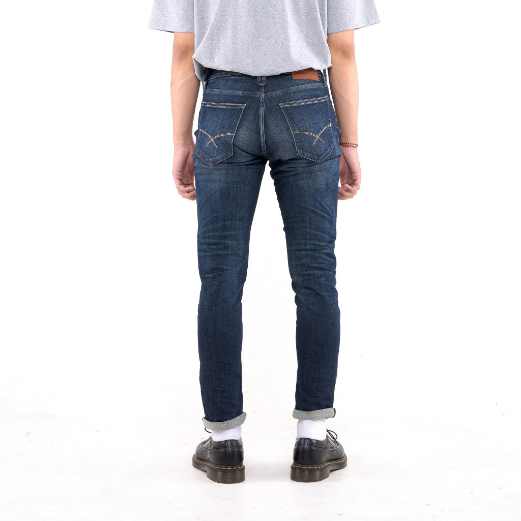 Oxygen Denim 706S Core Seasonal Slim Fit Jeans - Medium Blue (2601)