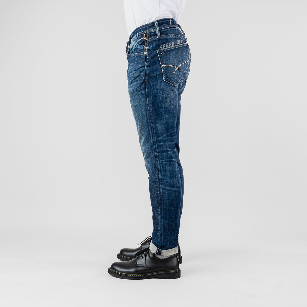 Oxygen Denim 706 Invade Slim Fit Jeans Stretch - Dark Blue (8632)