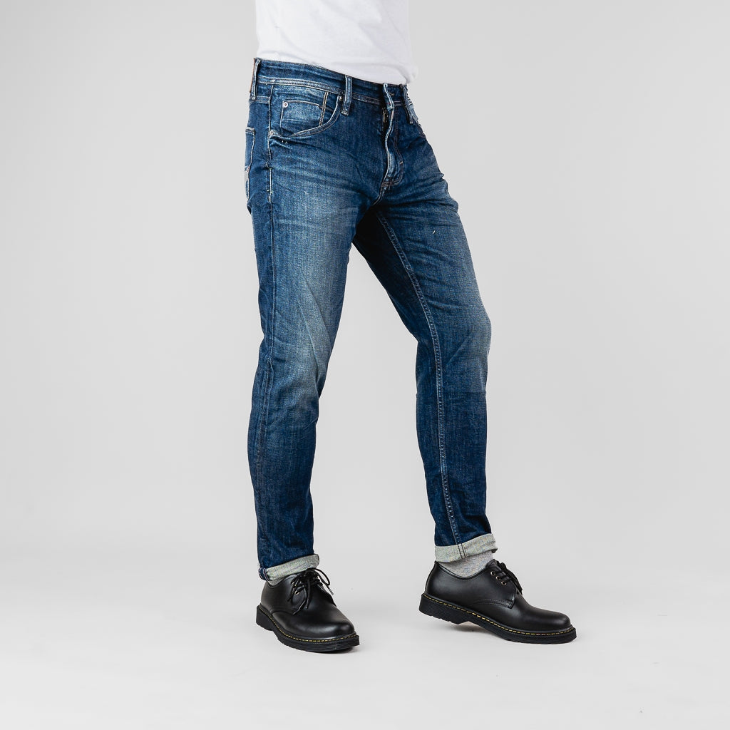 Oxygen Denim 706 Invade Slim Fit Jeans Stretch - Dark Blue (8632)