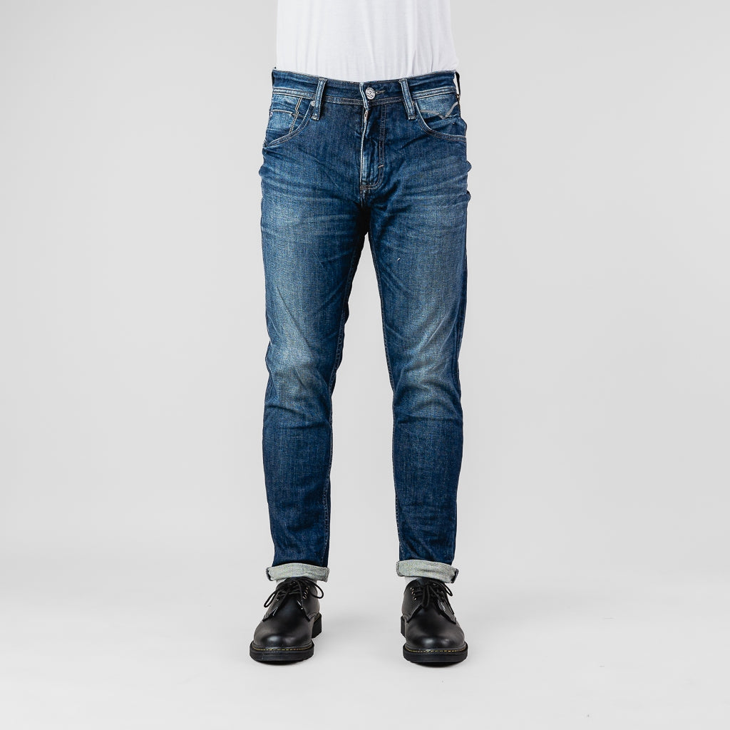 Oxygen Denim 706 Invade Slim Fit Jeans Stretch - Dark Blue (8632)