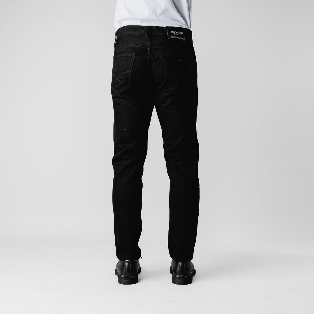 Oxygen Denim 706 Prime B Slim Fit Jeans Non Stretch - Black (2212)