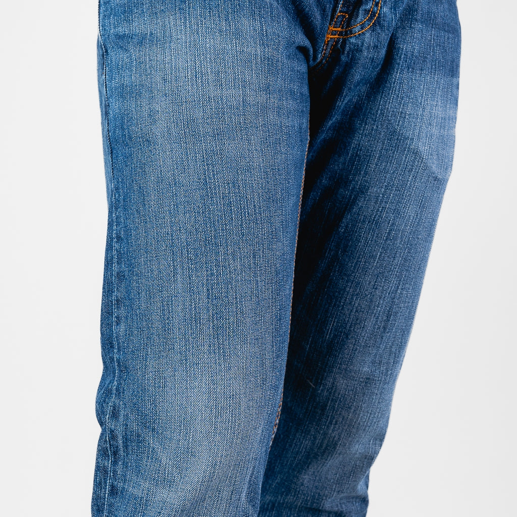 Oxygen Denim 706 Prime B Slim Fit Jeans Non Stretch - Medium Blue (0902)