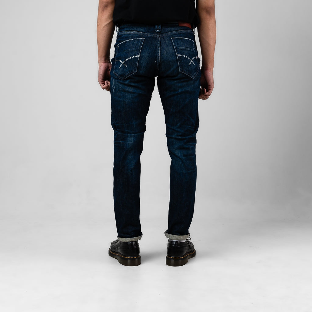 Oxygen Denim 706S Evolve Speed Dial Slim Fit Jeans - Dark Blue (4731)