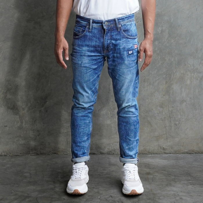 Oxygen Denim Evolve Flag Motion Patch Slim Jeans (706-5940)