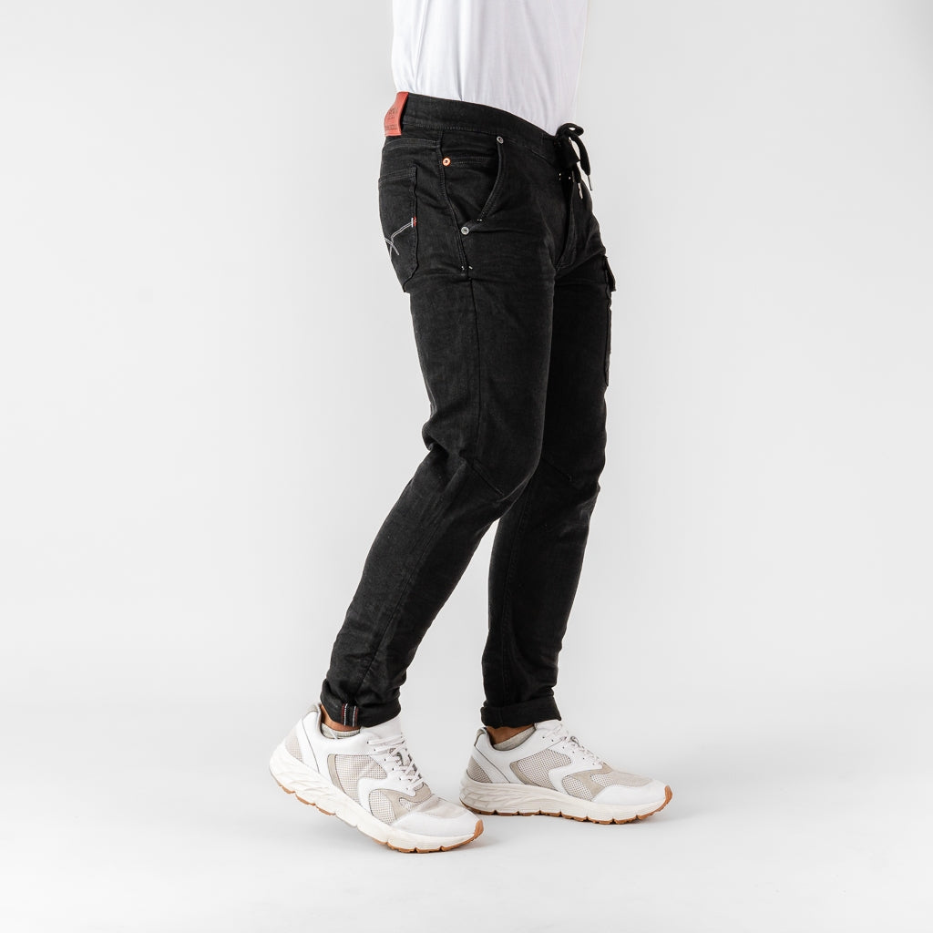 Oxygen Denim 706S Evolve Kasla Energetic Atmosphere Slim Fit Stretch Jeans - Black (4613)