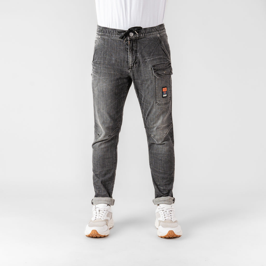 Oxygen Denim 706S Evolve Kasla Energetic Atmosphere Slim Fit Stretch Jeans - Dark Grey (4645)