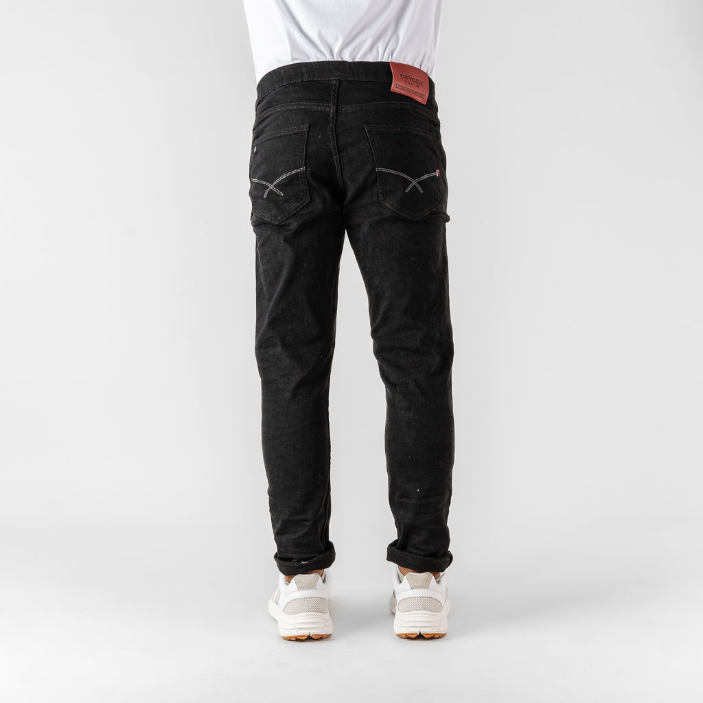 Oxygen Denim 706S Evolve Kasla Energetic Atmosphere Slim Fit Stretch Jeans - Black (4613)