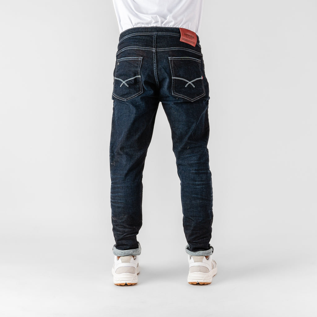 Oxygen Denim 706S Evolve Kasla Jog Energetic Atmosphere Slim Fit Stretch Jeans - Dark Blue (4501)