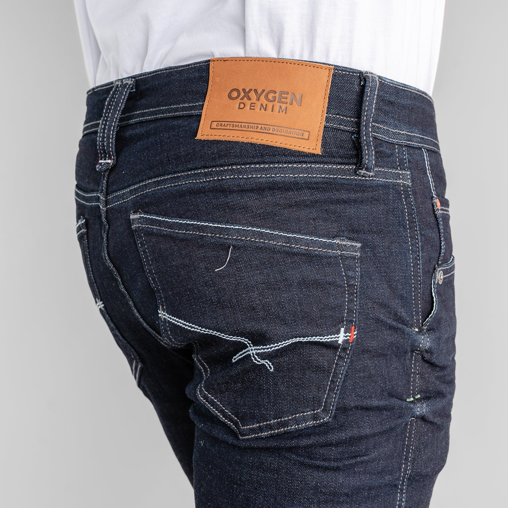 Oxygen Denim 706 Original Series Slimfit Stretch Jeans - Garment Wrinkle (0110)