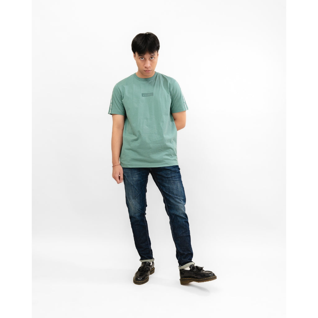 Oxygen Denim Invade Special Relax Fit T-shirt - Granite Green (15136)