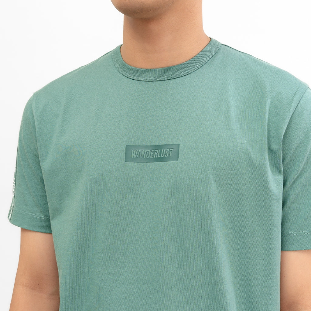 Oxygen Denim Invade Special Relax Fit T-shirt - Granite Green (15136)