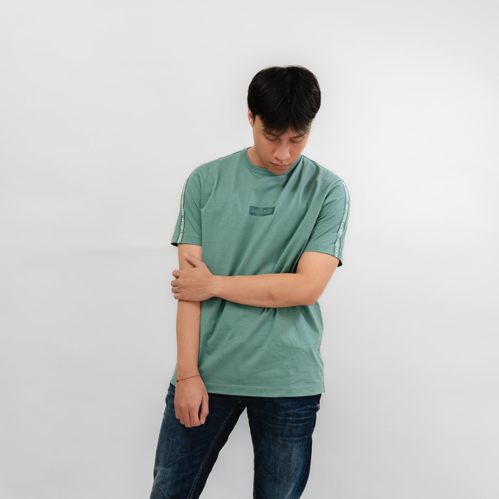 Oxygen Denim Invade Special Relax Fit T-shirt - Granite Green (15136)