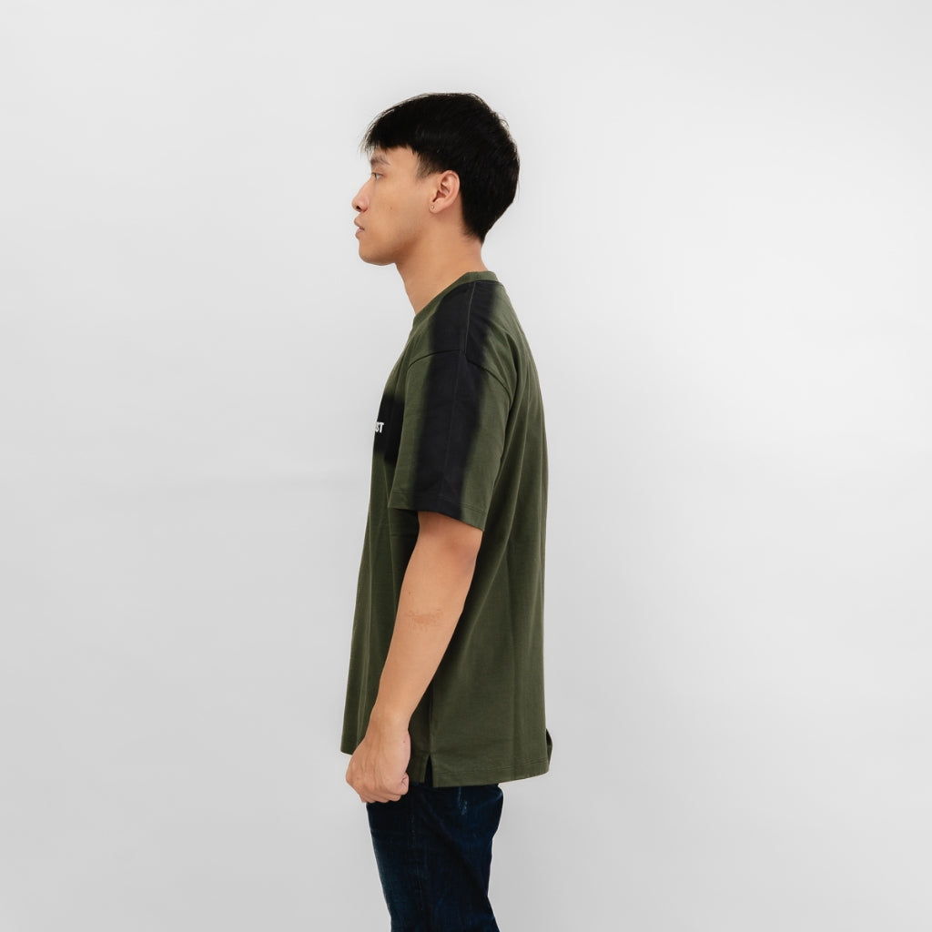 Oxygen Denim Evolve Wanderlust Flat Oversized T-shirt - Army (2778 )