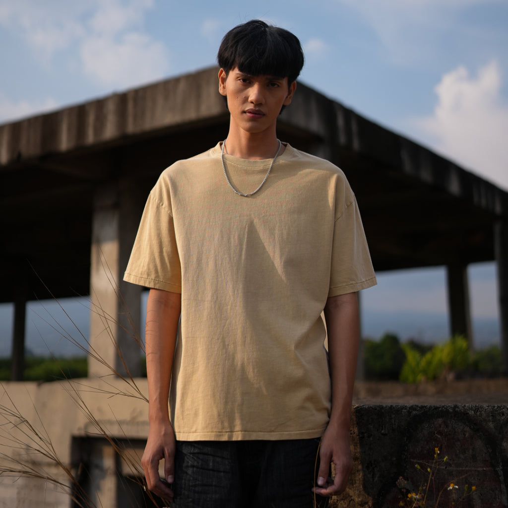 Oxygen Denim Capsule Color Dye Oversized T-shirt (101-9027)