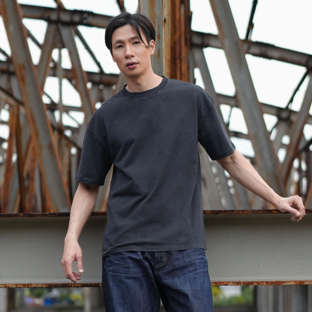 Oxygen Denim Capsule Color Dye Oversized T-shirt (101-9012)