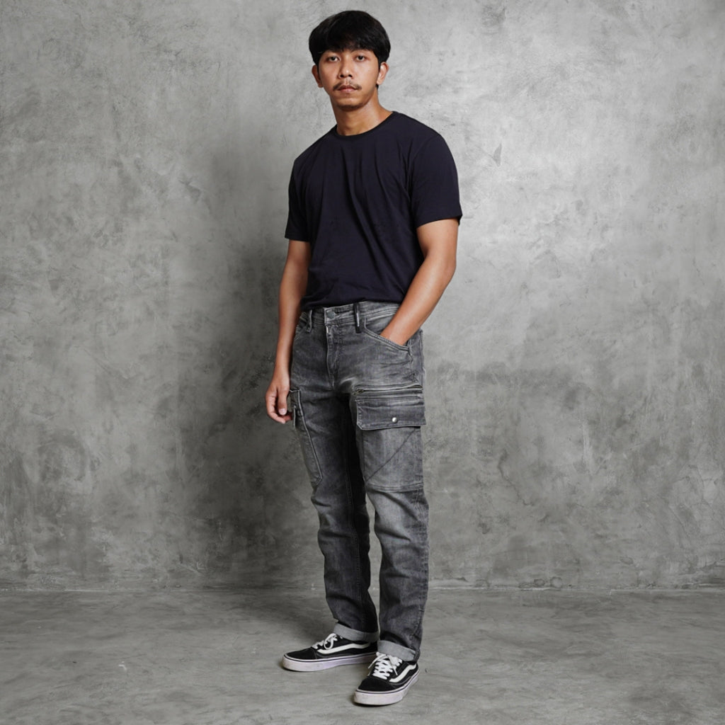 Oxygen Denim Evolve Wanderlust Tapered Cargo (703-8547)