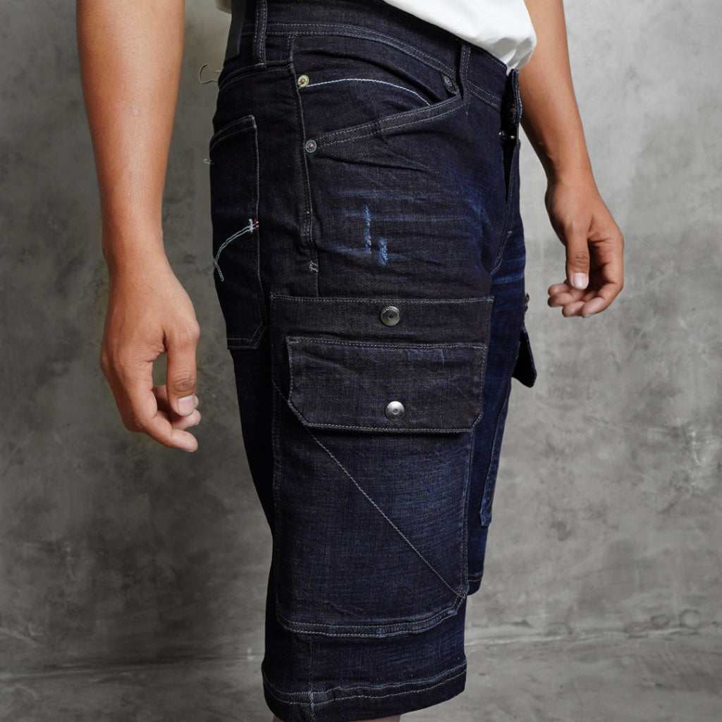 Oxygen Denim Evolve Wanderlust Tapered Cargo Jeans (803-0101)