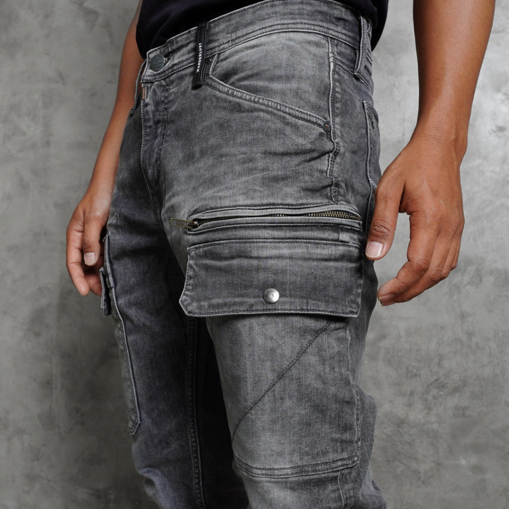 Oxygen Denim Evolve Wanderlust Tapered Cargo (703-8547)