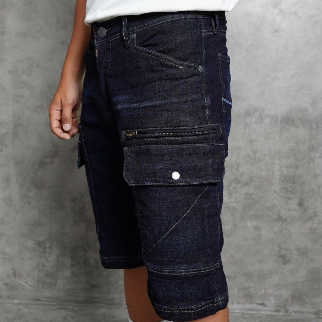 Oxygen Denim Evolve Wanderlust Tapered Cargo Jeans (803-0101)