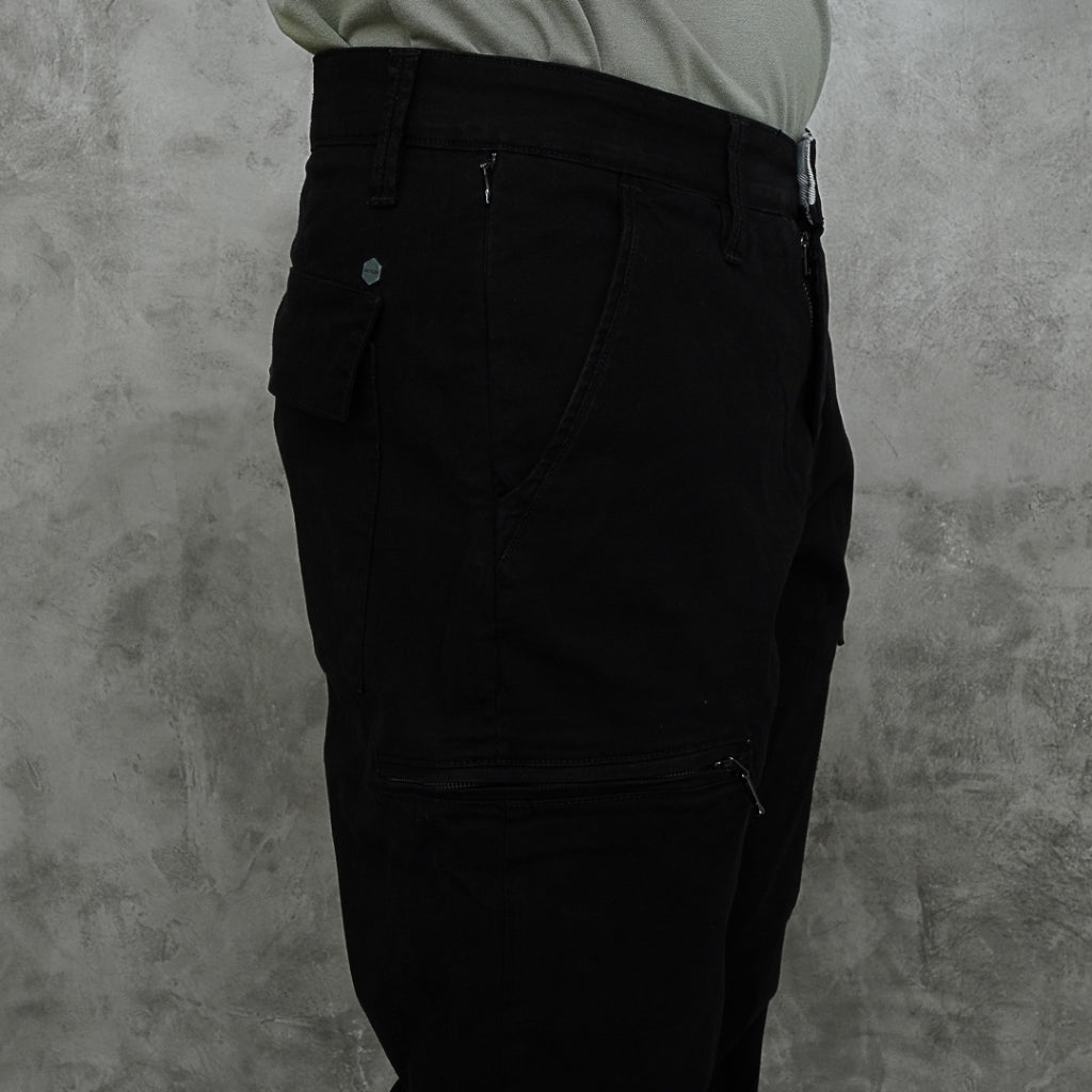 Oxygen Denim Prime Distric Black Tapered Cargo