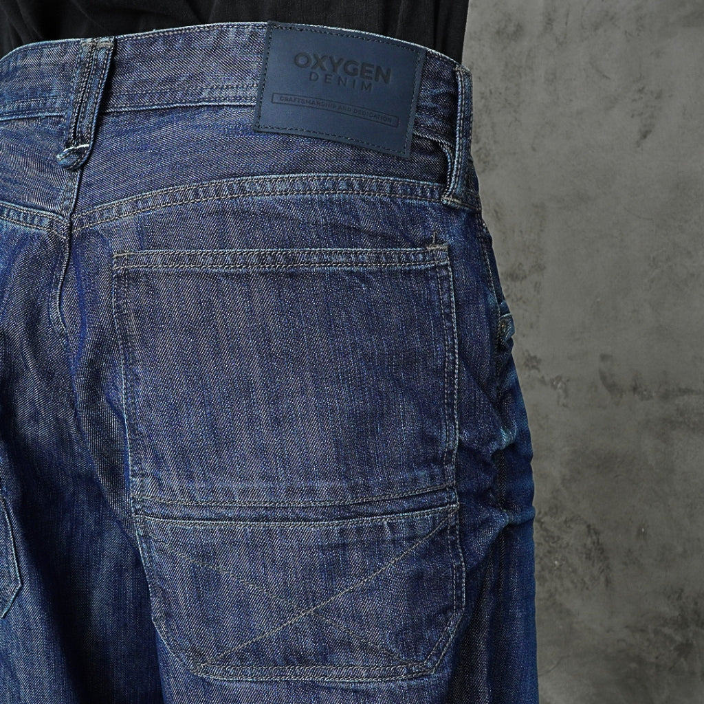 Oxygen Denim Logan Loose Fit Medium Blue (701-1202)