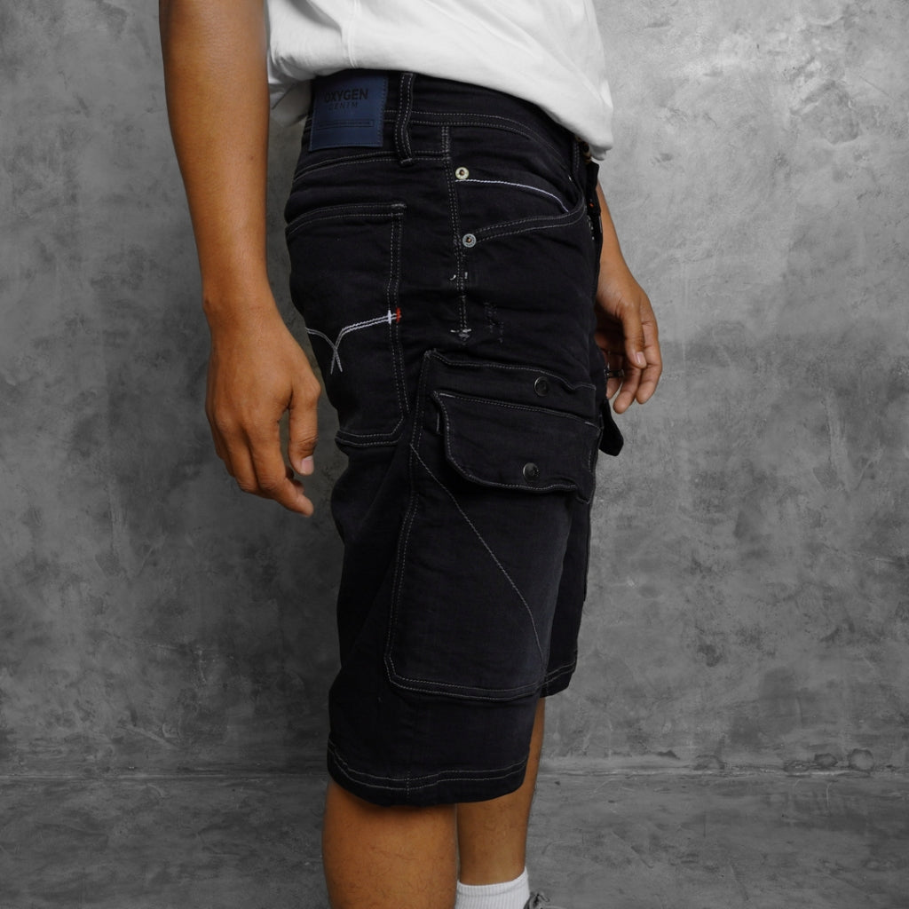 Oxygen Denim Evolve Wanderlust Tapered Cargo Jeans (803-0114)