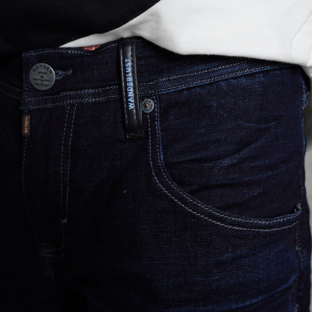 Oxygen Denim Evolve Wanderlust Tapered Cargo Jeans (703-8601)