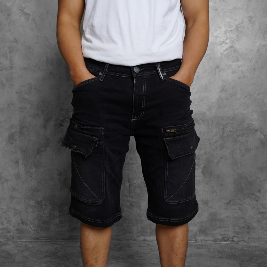 Oxygen Denim Evolve Wanderlust Tapered Cargo Jeans (803-0114)