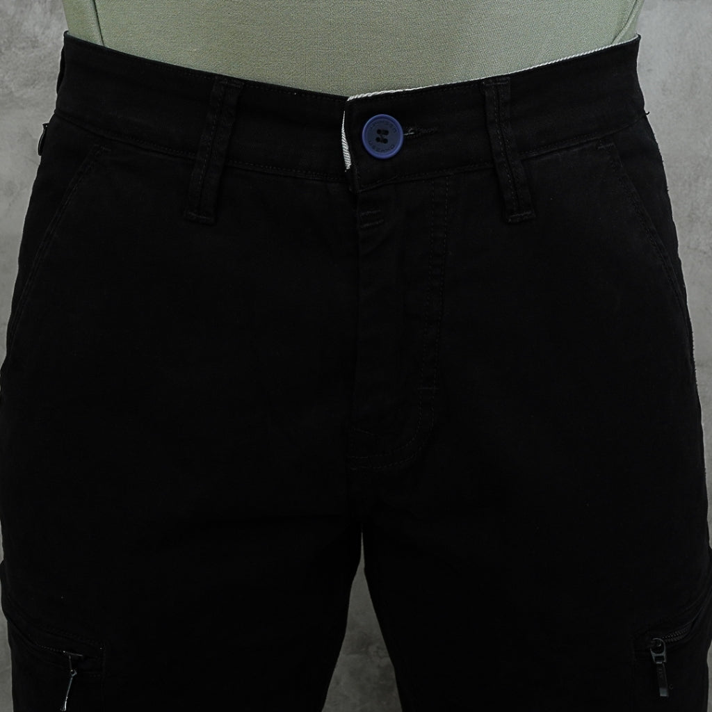 Oxygen Denim Prime Distric Black Tapered Cargo