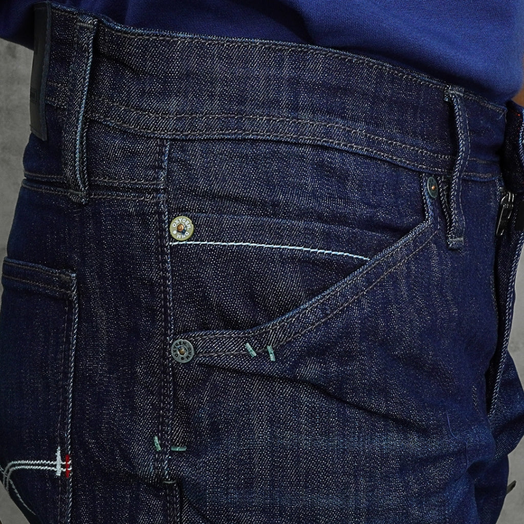 Oxygen Denim Prime Tapered Jeans (703-8501)