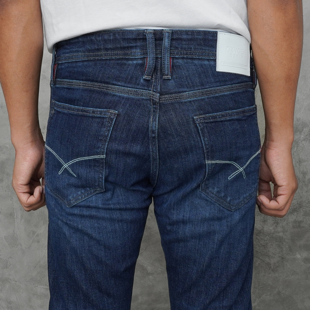 Oxygen Denim Exclusive Selvedge Slim Jeans (706-2501)
