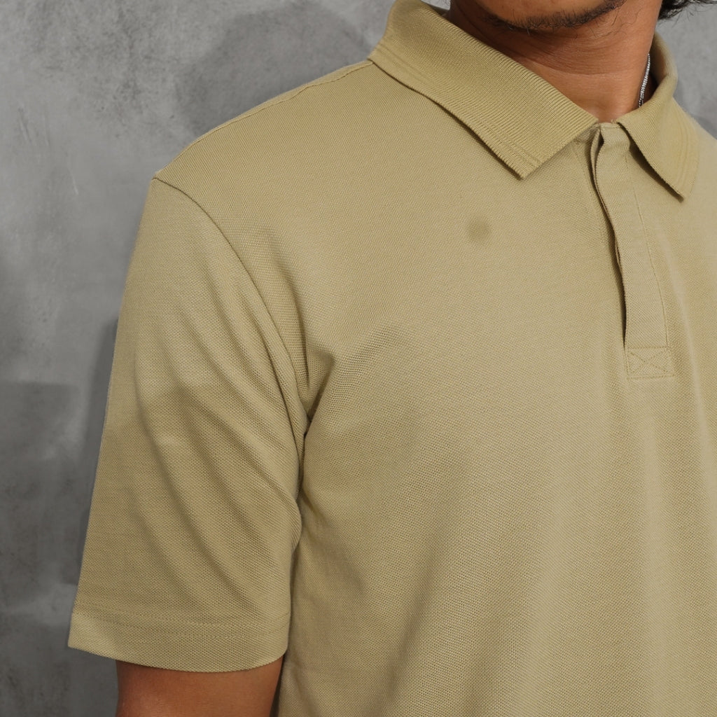 Oxygen Denim Heritage Polo Shirt Khaki (108-0227)